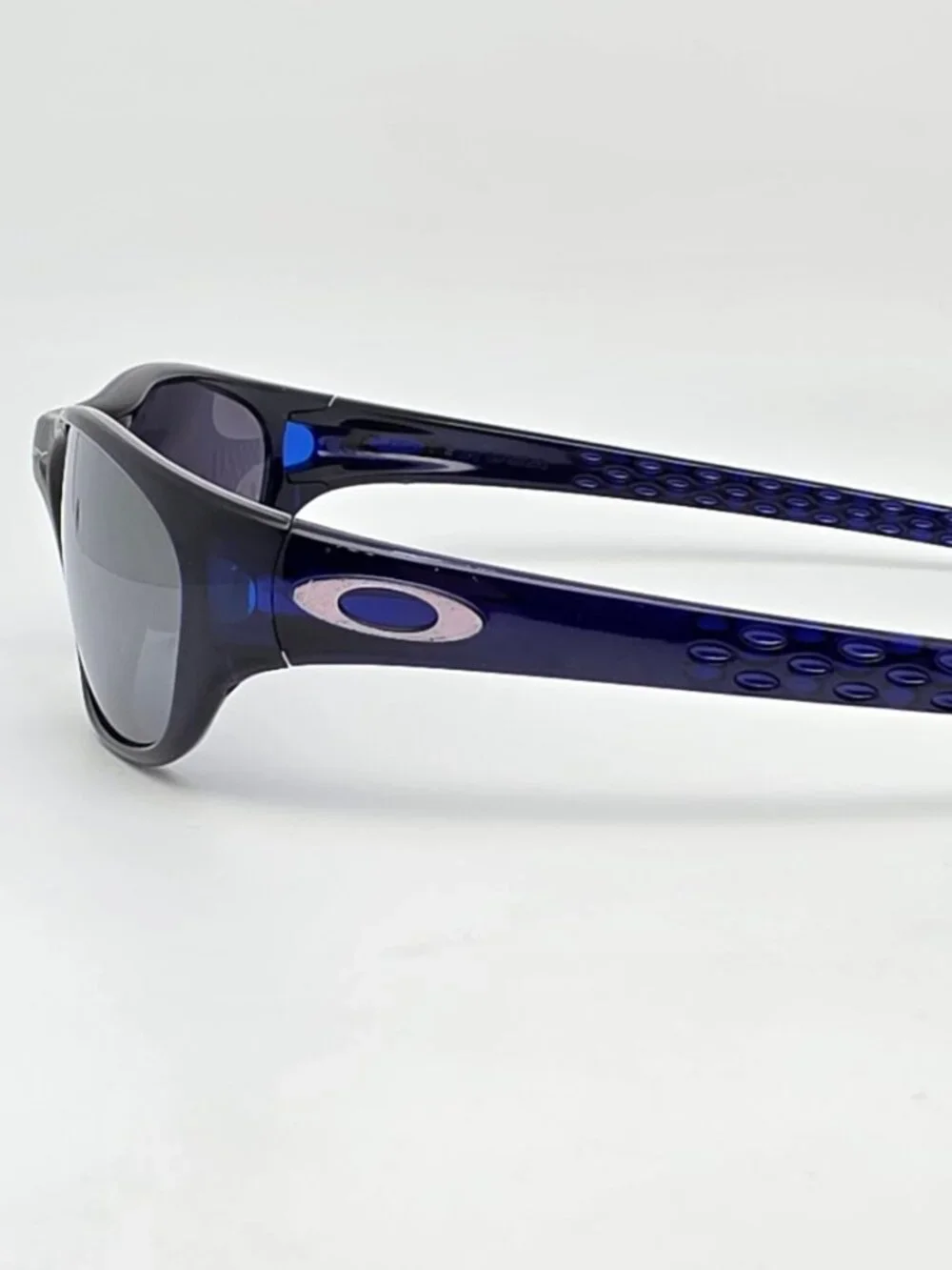 Oakley 03-123 Fives Gen 1.0 Dark Crystal Blue Frame Black Iridium Sunglasses